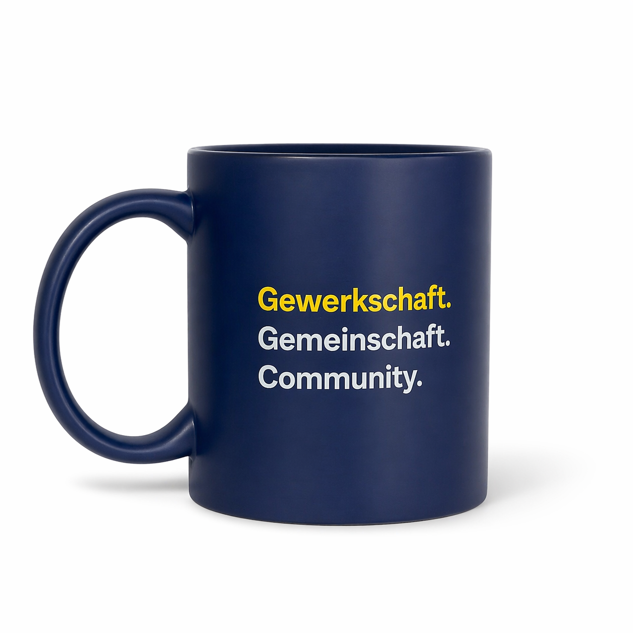 dfeug NextGen Kaffeetasse Detailansicht des Henkels