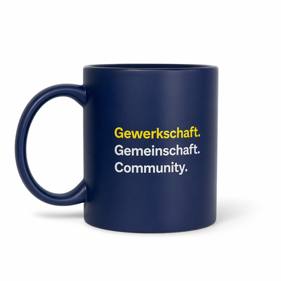 dfeug NextGen Kaffeetasse Detailansicht des Henkels