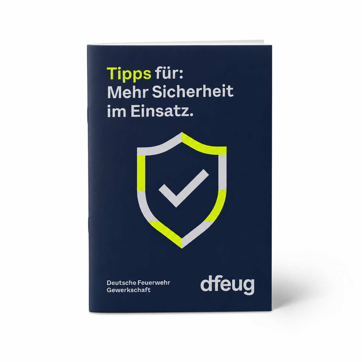 dfeug Broschüre Tipps für mehr Sicherheit im Einsatz Cover A6