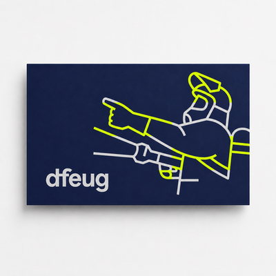 dfeug Visitenkarten Rückseite mit individualisierbarem Kontakt-Bereich